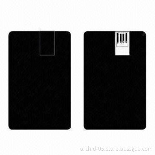 Promotional Credit Card-designed USB Flash Drive with 1,100 to 8.000Kbps Reading Speed